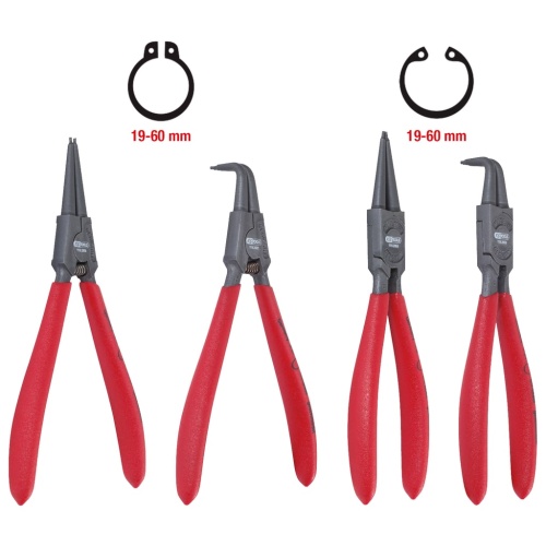 Комплект клещей для стопорных колец KS TOOLS 119.2055 фото 2 Комплект клещей для стопорных колец KS TOOLS 119.2055 фото 2