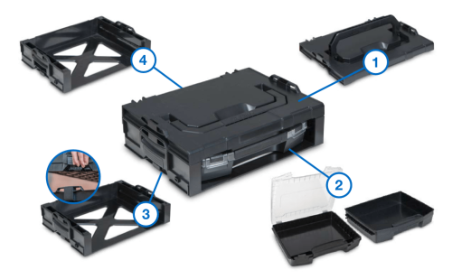 Полка-держатель i-BOXX Rack GEDORE KL-0080-1090-5 3430995 фото 2