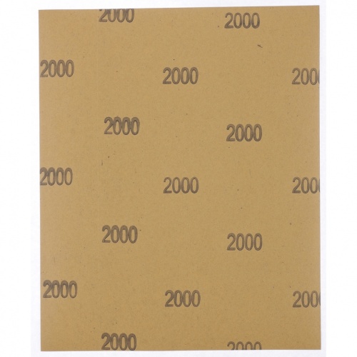 Шлифлист на бумажной основе, P 2000, 230 х 280 мм, 10 шт., водостойкий MATRIX 75629 фото 3