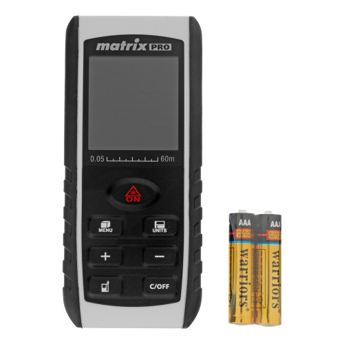 Лазерный дальномер LD-60,60 м,с электронным угломером Matrix 38016 фото 2