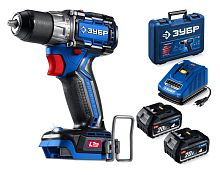 BRUSHLESS дрель-шуруповерт аккумуляторная ЗУБР DB-50-42