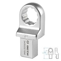 Насадка накидная серии "FIT", 19 мм, 14х18 мм KING TONY 34502219M