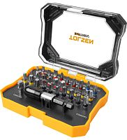 TT20377 TOLSEN Набор вставок (бит) 1/4", PH, PZ, Hex, Torx, Slotted, TorxTR, Square, 32 предмета