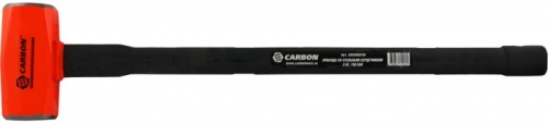 Кувалда с резиновой рукояткой и стальным сердечником, 5 кг CARBON CHISH50750 Кувалда с резиновой рукояткой и стальным сердечником, 5 кг CARBON CHISH50750