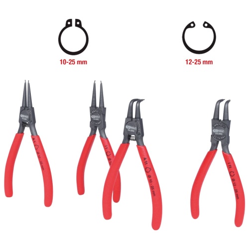 Комплект клещей для стопорных колец KS TOOLS 119.2050 фото 2 Комплект клещей для стопорных колец KS TOOLS 119.2050 фото 2