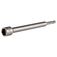 Головка для шуруповерта шестигранная 1/4", 13 мм, L = 150 мм, магнитная KING TONY 7611513M