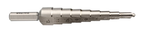 Набор сверл ступенчатых, 3 пр., HSS, Gr.1/2/3, d4-12, 4-20, 6-30 мм, прямая канавка, трехплоскостной хвостовик ZALTAR ZA-05332 фото 5