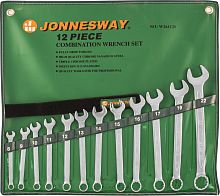 Набор ключей гаечных комбинированных в сумке Jonnesway W26112S