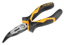 TT10023 TOLSEN Пассатижи тонконосые "GRIPro", 160 мм, загнутые