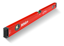 01215301 SOLA Уровень RED 3 100, L=100 см, 3 глазка, точн. 0,3 мм/м