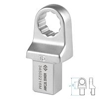 Насадка накидная серии "FIT", 16 мм, 14х18 мм KING TONY 34502216M