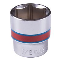 333528S KING TONY Головка торцевая стандартная шестигранная 3/8", 7/8", дюймовая