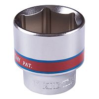 333532S KING TONY Головка торцевая стандартная шестигранная 3/8", 1", дюймовая