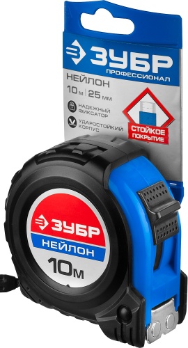 Рулетка измерительная ЗУБР ЭКСПЕРТ 34056-10-25_z01 фото 2 Рулетка измерительная ЗУБР ЭКСПЕРТ 34056-10-25_z01 фото 2