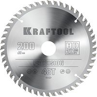 36952-200-30 KRAFTOOL  Precision, 200 х 30 мм, 48Т, пильный диск по дереву
