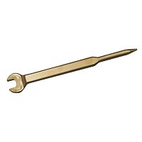 0137378S ENDRES-TOOLS Ключ искробезопасный рожковый коликовый монтажный, изогнутый 1.1/16AF