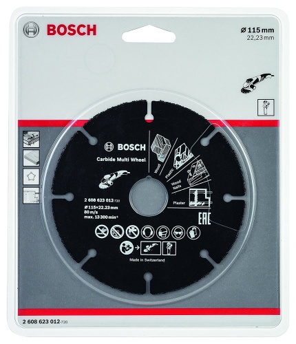 Твердосплавный отрезной круг Bosch 2608623012 фото 2