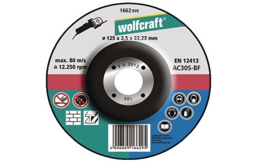 1 универсальный отрезной диск wolfcraft 1660999