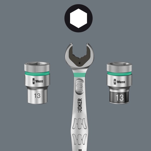 Двусторонний рожковый ключ WERA 6002 Joker WE-003765 фото 2 Двусторонний рожковый ключ WERA 6002 Joker WE-003765 фото 2