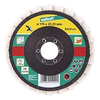 1 диск с абразивными пластинками с техническим сукном wolfcraft 8424099