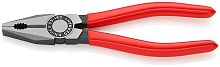 KN-0301180SB KNIPEX  Плоскогубцы комбинированные, 180 мм, фосфатированные, обливные ручки, SB