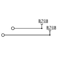 Двухуровневая клемма Weidmuller WDK 2.5/BLZ/5.08/ZA LG 1111310000