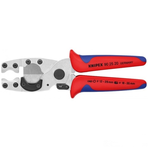902520SB KNIPEX Труборез-ножницы для композитных (d 12-25 мм) и защитных труб (d 18-35 мм), длина 210 мм, SB