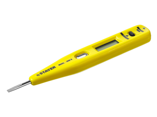 Тестер напряжения со световым индикатором, серия "MASTER" Stayer 45290 Тестер напряжения со световым индикатором, серия "MASTER" Stayer 45290