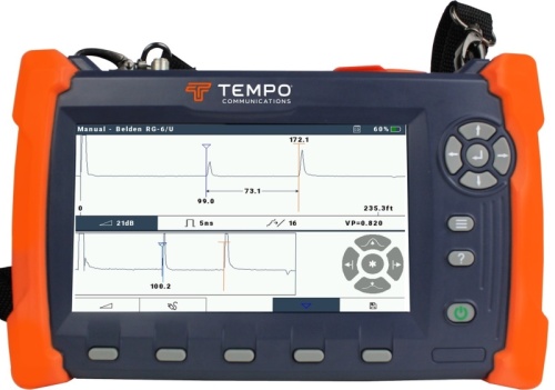 Импульсный рефлектометр Tempo CABLESCOUT CS90 для коаксиального кабеля (PRO KIT) Импульсный рефлектометр Tempo CABLESCOUT CS90 для коаксиального кабеля (PRO KIT)