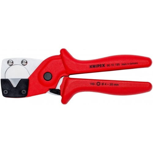 KN-9010185 KNIPEX Труборез-ножницы для многослойных и пневматических шлангов, d 4 - 20 мм, L-185 мм