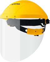 11081_z01  Защитный лицевой щиток STAYER MASTER, экран 220х315мм,  поликарбонат 1мм, с храповиком