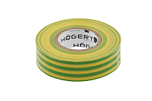 Изоляционная лента желто- зеленая PVC HOEGERT HT1P286