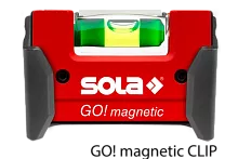 Уровень компактный магнитный SOLA GO! Magnetic CLIP 01621201