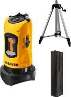34960-1  STAYER SLL-1 нивелир лазерный, 10м, точн. +/-0,5 мм/м,  штатив, сумка