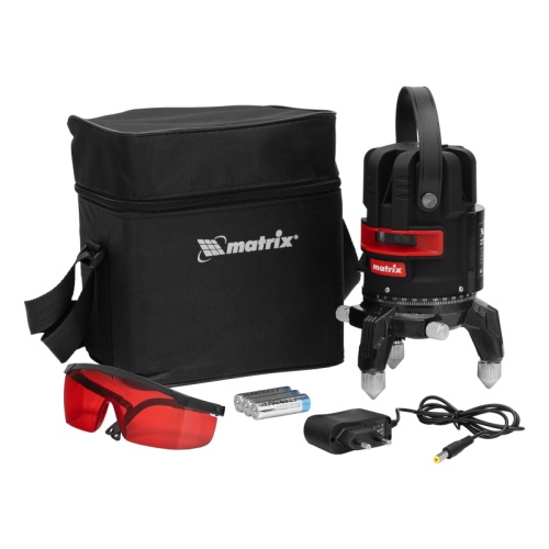 Лазерный уровень ML 05 Red, 20 м, 635 нм, резьба 5/8" Matrix 35066 Лазерный уровень ML 05 Red, 20 м, 635 нм, резьба 5/8" Matrix 35066