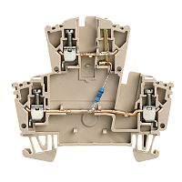 Проходная клемма Weidmuller WDK 2.5 LD GR 1R 24VDC 8010040000