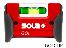 Уровень компактный SOLA GO! CLIP 01620201