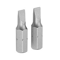 TT20205 TOLSEN Набор вставок (бит) торцевых 1/4", Slotted, 5,5х0,8 мм, 25 мм, 2 предмета
