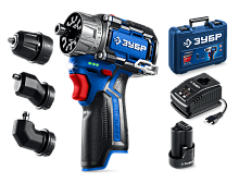 Аккумуляторный BRUSHLESS шуруповерт ЗУБР DB-125-21