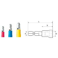 9200680000 WEIDMULLER  Кабельный наконечник LID 2,5M5 R