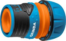 8-426427_z01  GRINDA PROLine TL-12, 1/2", соединитель быстросъемный для шланга, с запирающим механизмом, из ударопрочного пластика с TPR