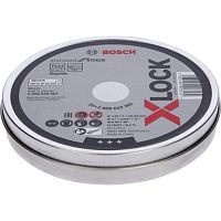Отрезной диск Bosch X-LOCK Standard for Inox 125x1x22.23мм прямой 10шт 2608619267