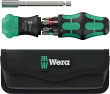Набор торсионных бит с трещоткой в чехле WERA Kraftform Kompakt 28 RA 05051520001 WE-051520