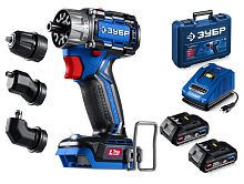 BRUSHLESS дрель-шуруповерт аккумуляторная ЗУБР DB-50-22-H3