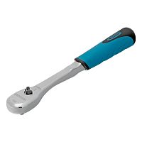 Ключ-трещотка 1/4", CrV, 90 зубьев, усиленный, хром Gross 14053