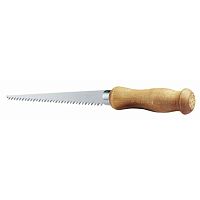 0-15-206 STANLEY  Ножовка по гипсокартону узкая с деревянной рукояткой