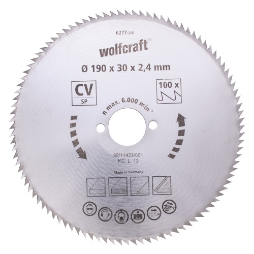 1 полотно дисковой пилы wolfcraft 6273000