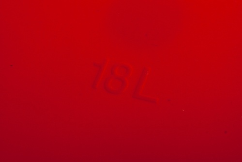 Таз пластмассовый квадратный 18л, красный ТМ Elfe 92987 фото 6