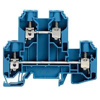 Проходная клемма Weidmuller WDK 10 BL 1186750000