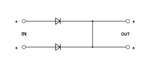 Резервный модуль PHOENIX CONTACT UNO-DIODE/5-24DC/2X10/1X20 2905489 фото 3 Резервный модуль PHOENIX CONTACT UNO-DIODE/5-24DC/2X10/1X20 2905489 фото 3